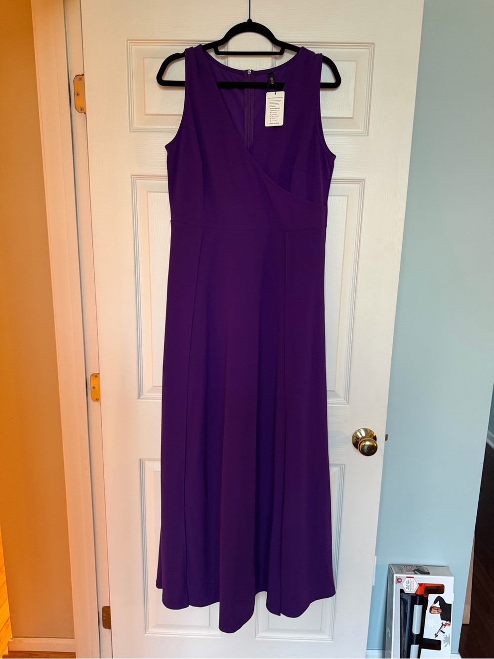 Muse Purple Sleeveless Maxi Dress